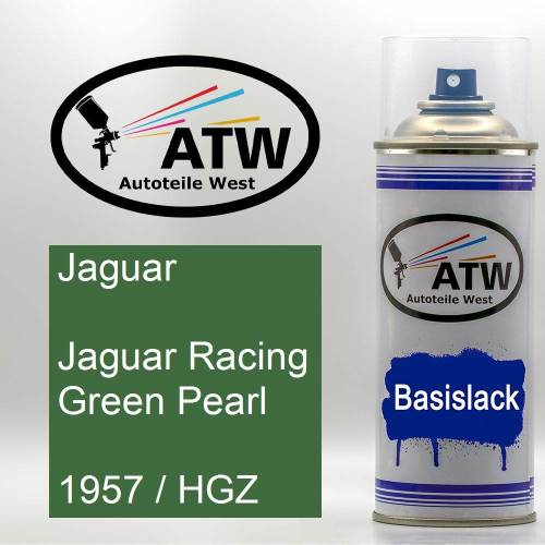 Jaguar, Jaguar Racing Green Pearl, 1957 / HGZ: 400ml Sprühdose, von ATW Autoteile West.